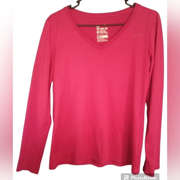 Nike Tee Long-sleeve Dri Fit Size Medium - Picture 1 of 4